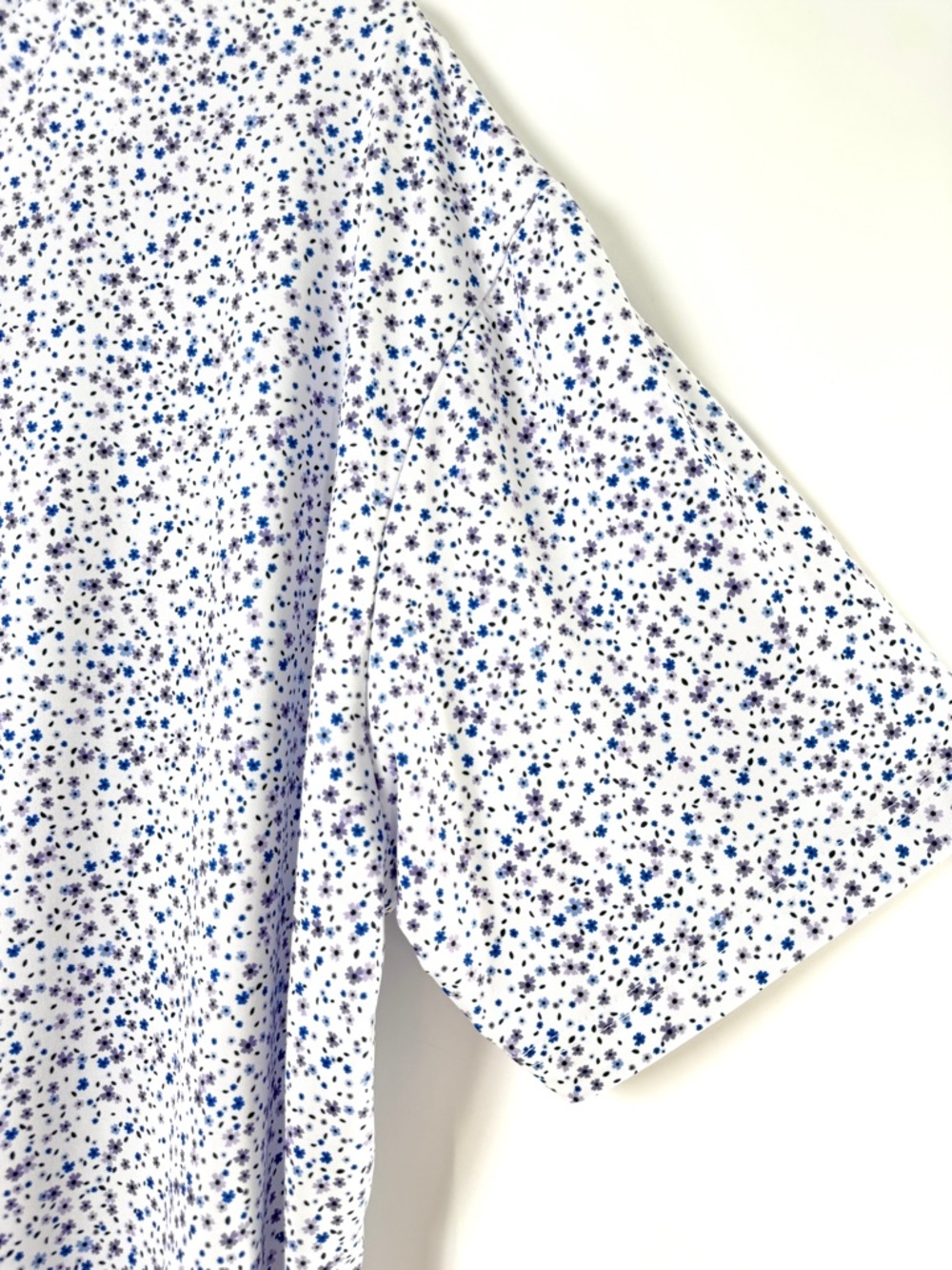 Tailor Byrd Ditsy Floral Performance Polo Golf Shirt White Blue Men's  Size XL - Picture 10 of 17
